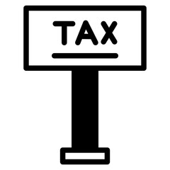 tax signboard dualtone