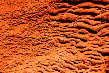 background of a stone surface similar to the soil of the planet Mars