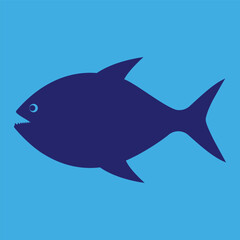 free vector fish logo template