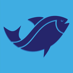 free vector fish logo template