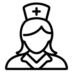 Nurse vector icon 
