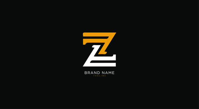 Alphabet letter Initial Z, ZZ logo vector design, minimal, innovative, creative, symbol, sign, monogram, template, logotype, concept, branding for premium business typeface, startup, company