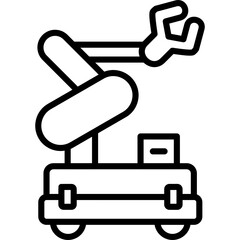 Obraz premium Agv Robot Icon