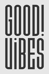 good vibes print