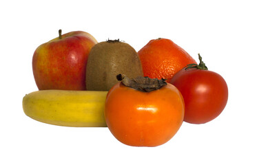 Fototapeta na wymiar fruit apple banana tomato and others