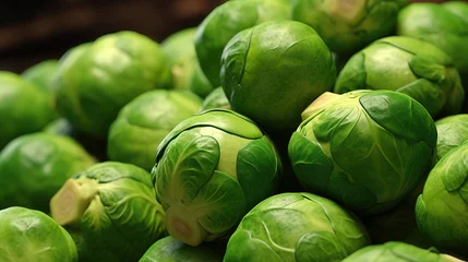 Foto op Aluminium marketing photoshooting inspired brussels sprouts © Sternfahrer