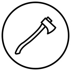 Axe Vector Icon Design Illustration