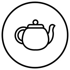 Teapot Vector Icon Design Illustration