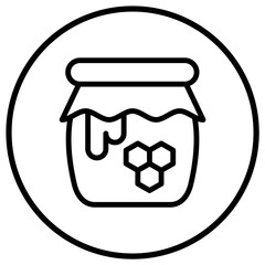 Honey Vector Icon Design Illustration