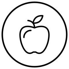 Apple Vector Icon Design Illustration