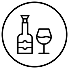 Wine Vector Icon Design Illustration