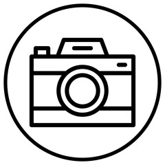 Camera Vector Icon Design Illustration