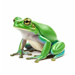 Obraz premium Australian green tree frog Litoria caerulea