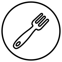 Fork Vector Icon Design Illustration