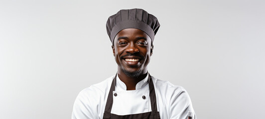 Smiling chef. 