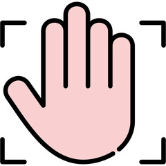 Hand Scan Icon