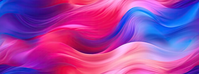 Seamless Abstract vibrant color flow abstract grainy background pink blue purple red texture banner design. Color gradient, ombre. Colorful, multicolor, mix, iridescent, Rough, noise,grungy. Template.