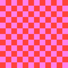 pink and red check background