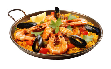 Delicious Seafood Paella Recipe Transparent PNG