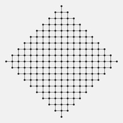Diamond shaped graphic in business striped style