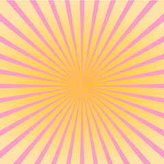 Square sunburst background