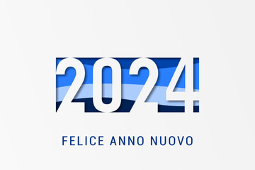 felice anno nuovo - buon anno 2024