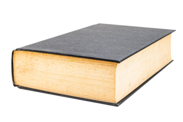 Old Black Hardcover Book