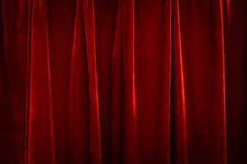 Maroon velvet curtain magic show stage background