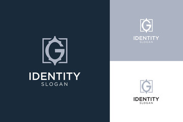 Letter G logo vector design. Creative luxury and minimalism logotype icon symbol