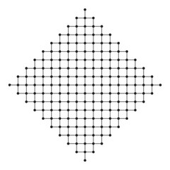 Diamond shaped graphic in business striped style