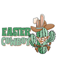 Western Easter Sublimation Illustration