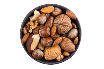 Nuts mix in bowl
