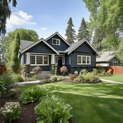Naklejka premium Economic Forecast and Real Estate Understanding the Impact on Modern Home Investments