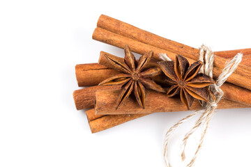 Stars anise and Cinnamon