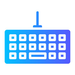 keyboard gradient icon