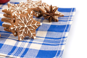Hand-made Christmas gingerbreads
