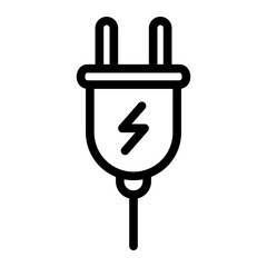 plug line icon