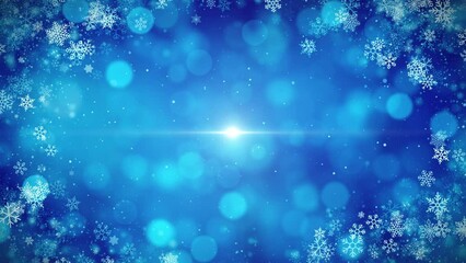 celebrate christmas invitation card snow flakes background - Powered by Adobe