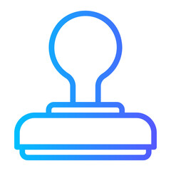 stamp gradient icon