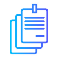 Fototapeta premium sticky note gradient icon