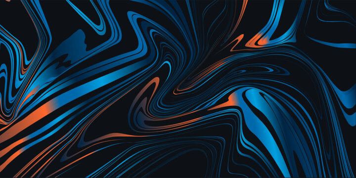 Pattern Psychedelic Optical Art. Background Hypnotic Gradient Swirling Lines for Advertising, Web, Social Media, Poster, Banner, Cover. Modern Winter Vector Backdrop.