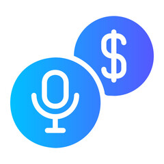 payment gradient icon