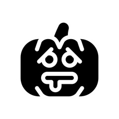 pumpkin glyph icon