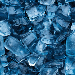 ice cubes seamless pattern background