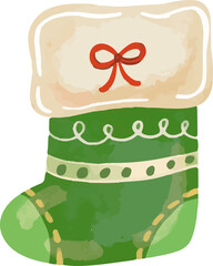 christmas socks illustration - 670574545