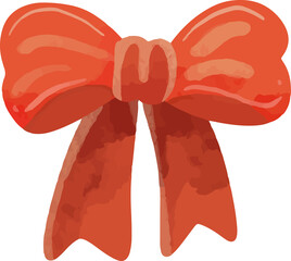 christmas bow illustration - 670574558