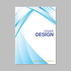 Minimal wave abstract cover design