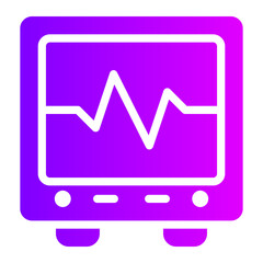 cardiogram gradient icon