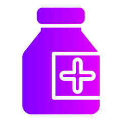 Obraz premium medicine gradient icon