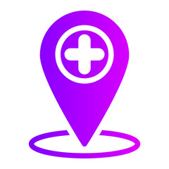 location gradient icon